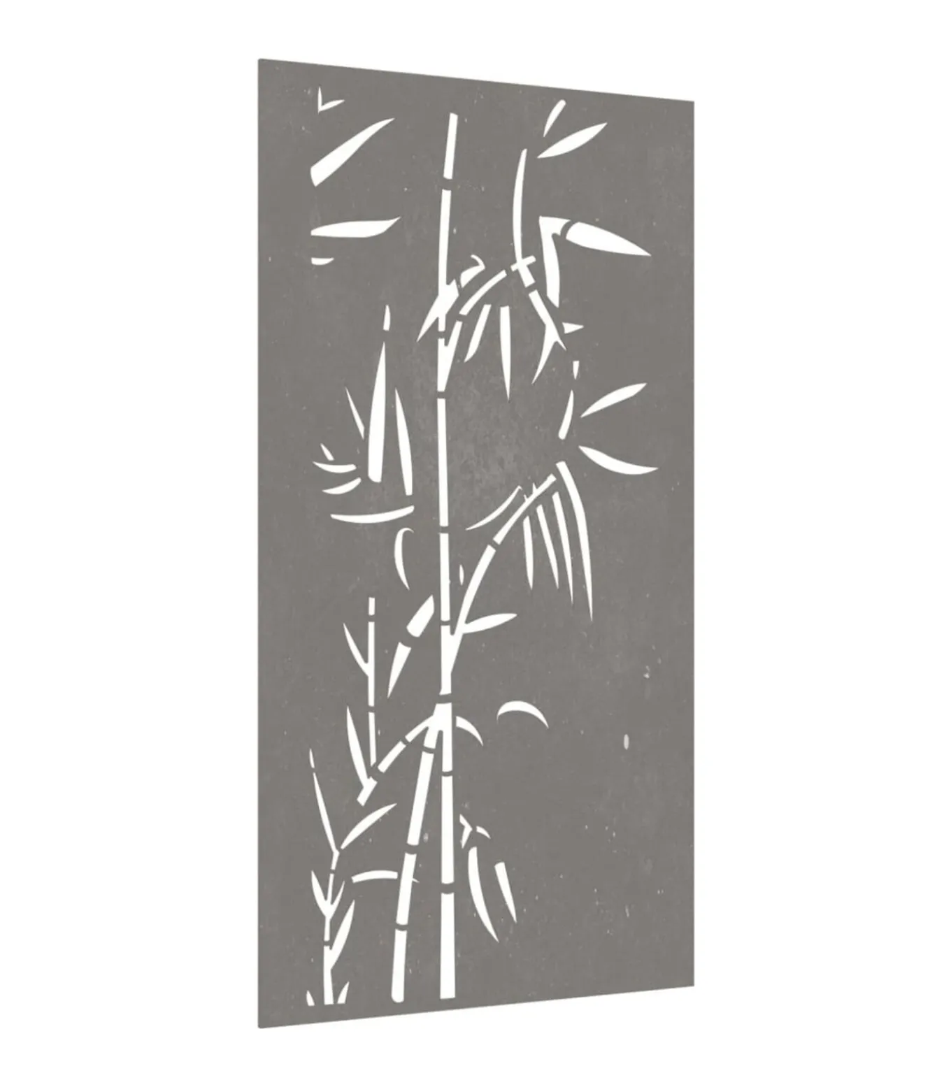 Wanddecoratie tuin bamboe-ontwerp 105x55 cm cortenstaal