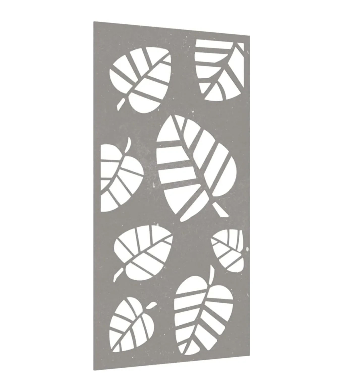Wanddecoratie tuin bladontwerp 105x55 cm cortenstaal