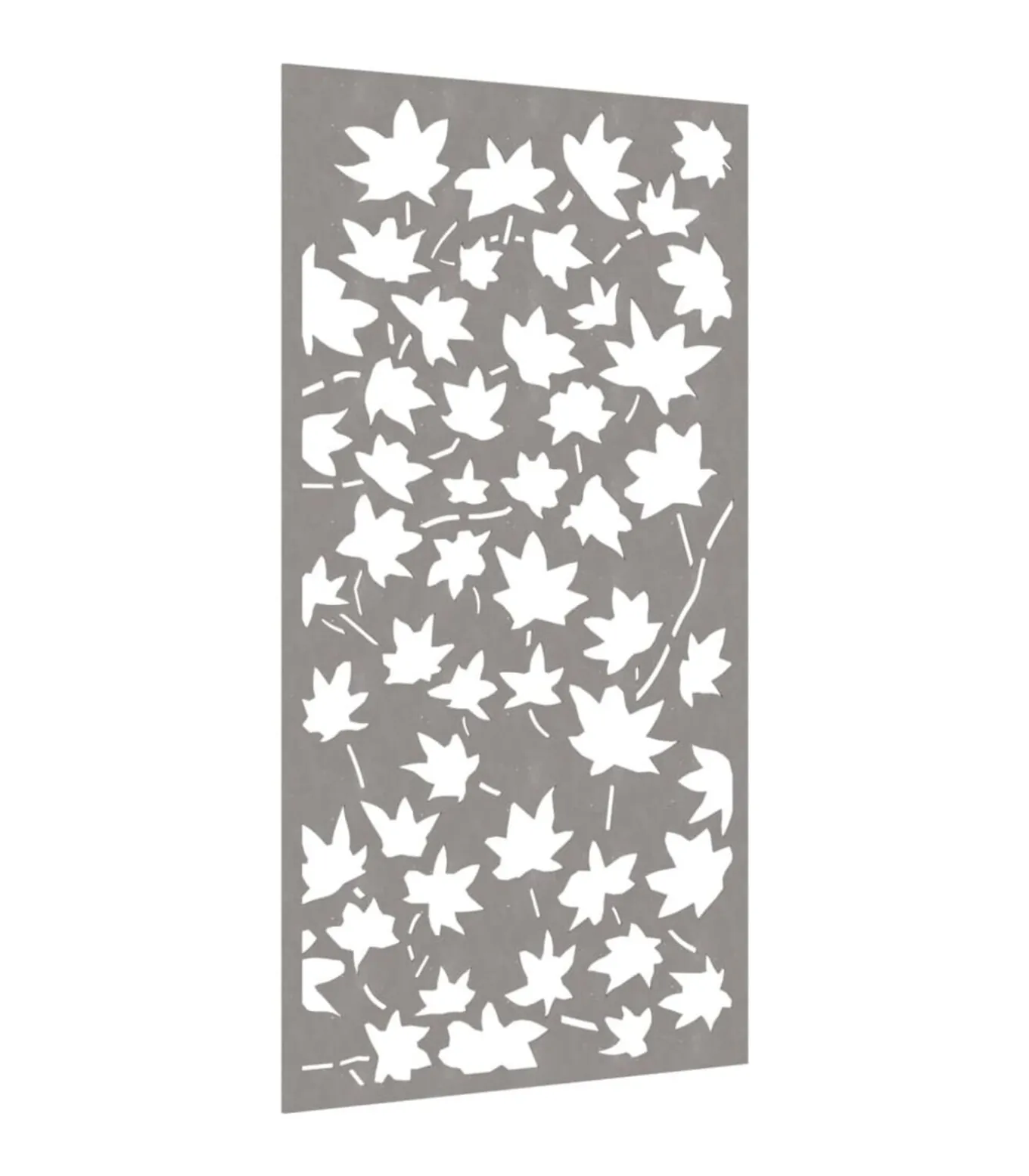 Wanddecoratie tuin esdoornbladontwerp 105x55 cm cortenstaal