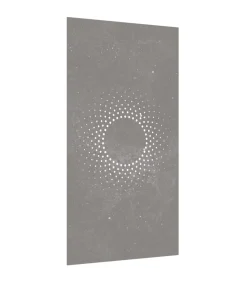 Wanddecoratie tuin zonontwerp 105x55 cm cortenstaal
