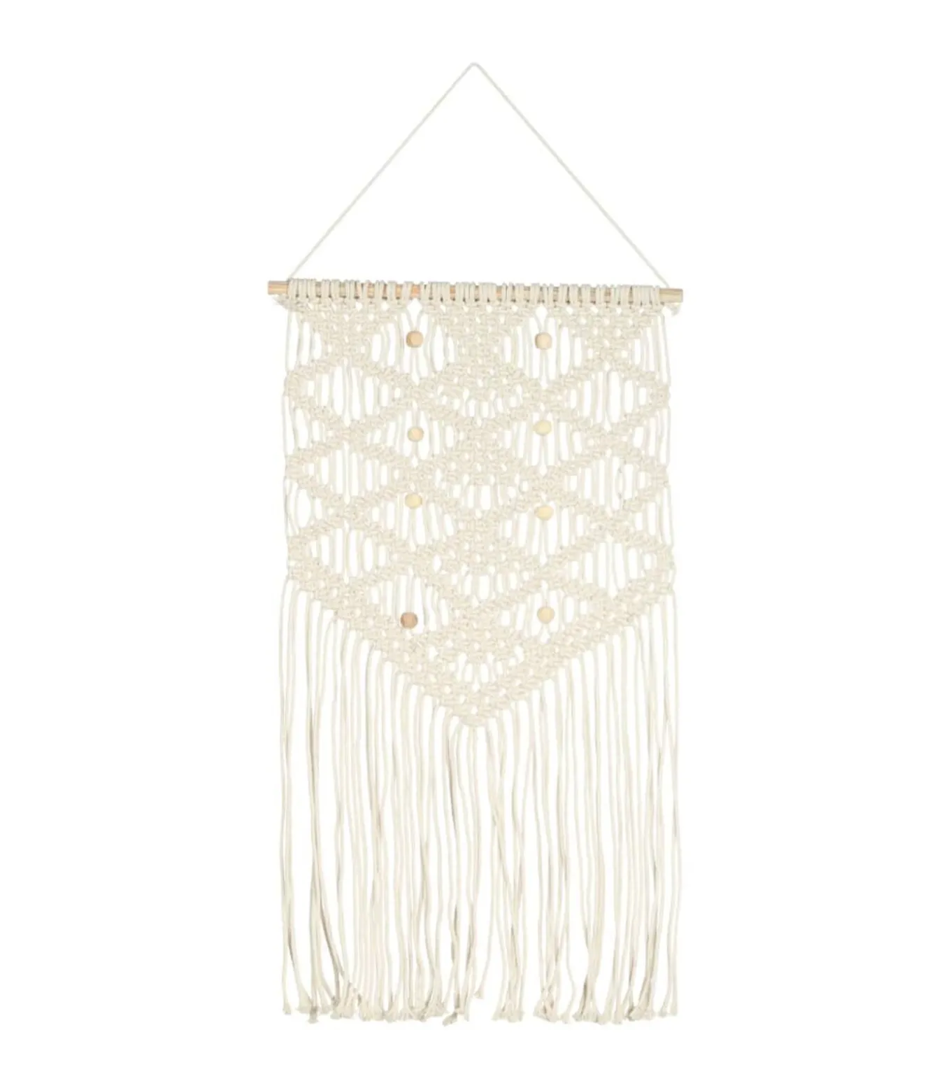 Wandhanger macramé 40x80 cm katoen