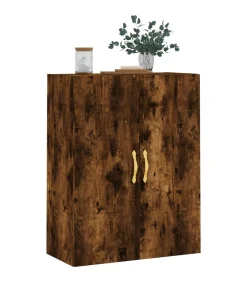 Wandkast 69,5x34x90 cm gerookt eikenkleurig