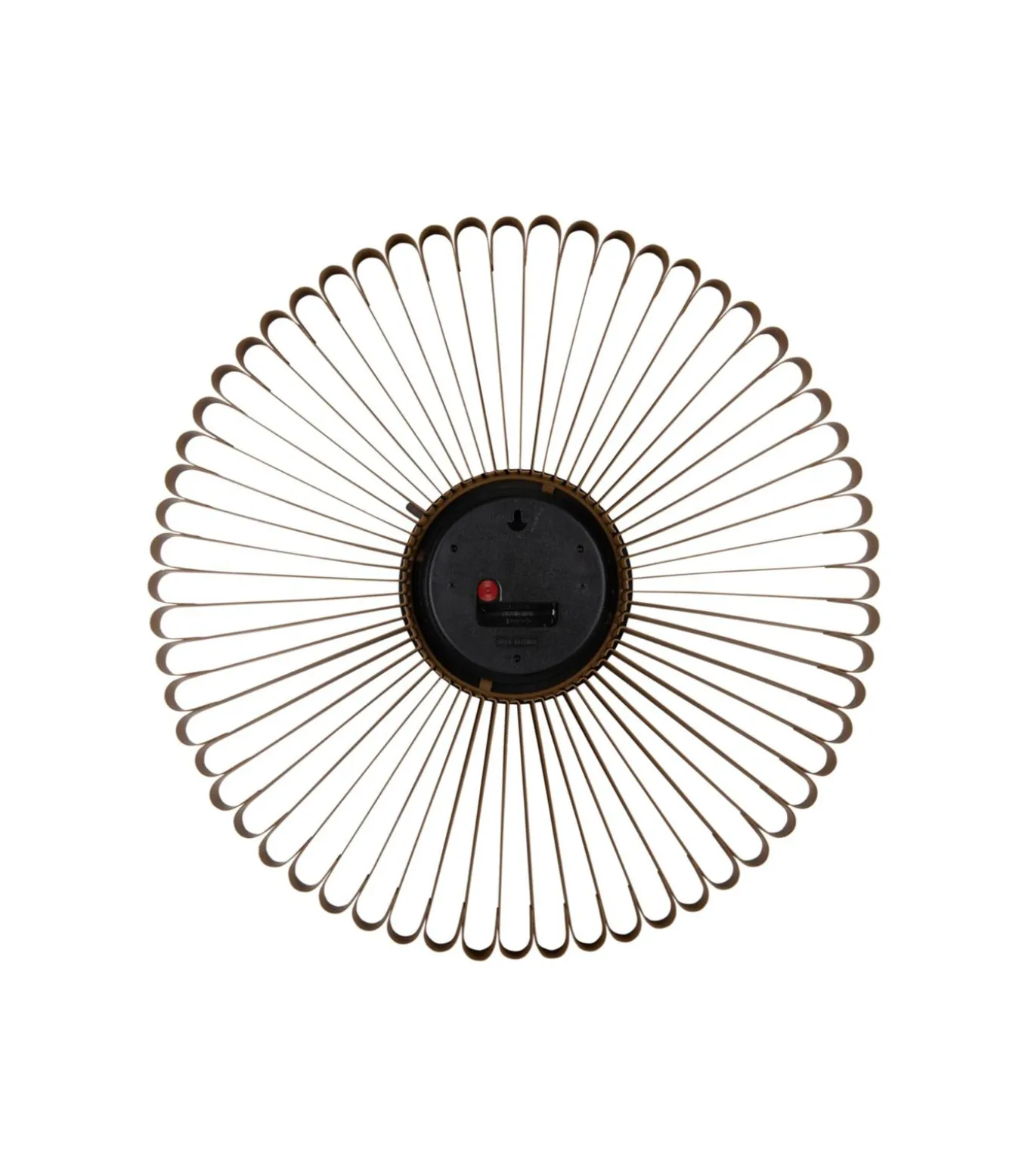 Wandklok Cascara - Bruin - 50x50x50cm