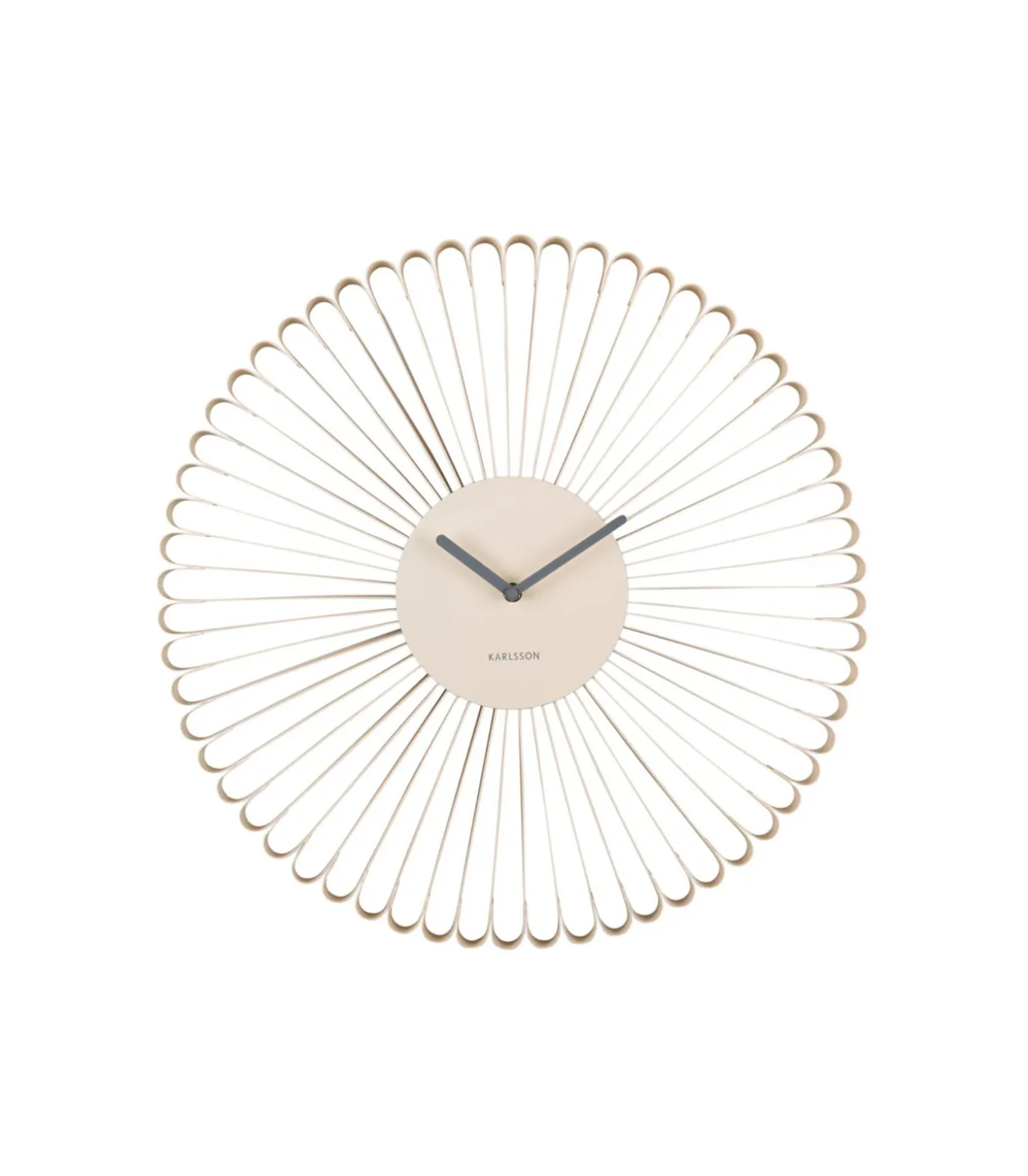 Wandklok Cascara - Wit - 50x50x50cm