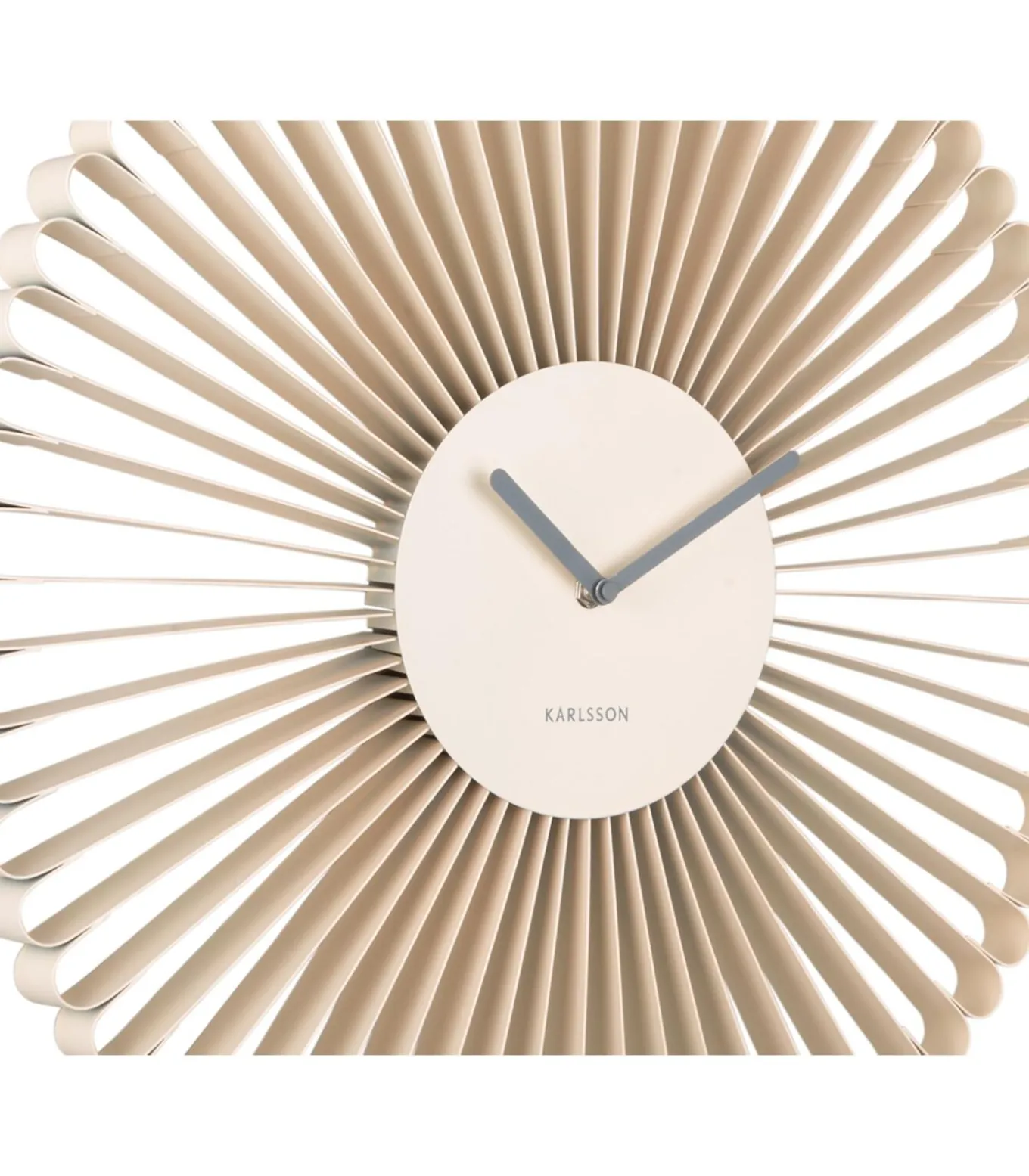 Wandklok Cascara - Wit - 50x50x50cm