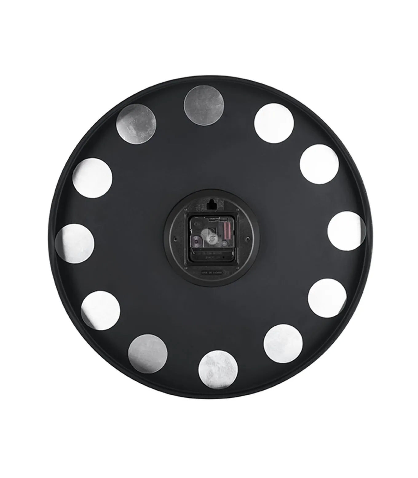 Wandklok Charm - Gegraveerde cijfers Zwart - Ø40cm