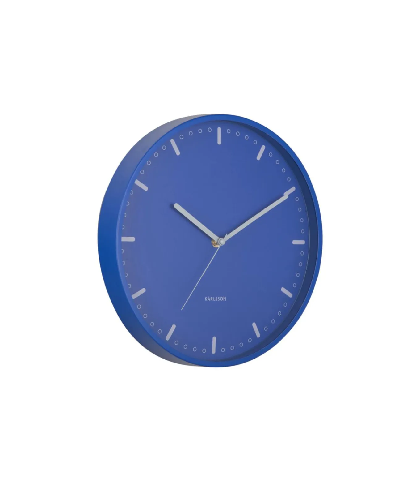 Wandklok Cool Retro - Blauw - 30x30x30cm