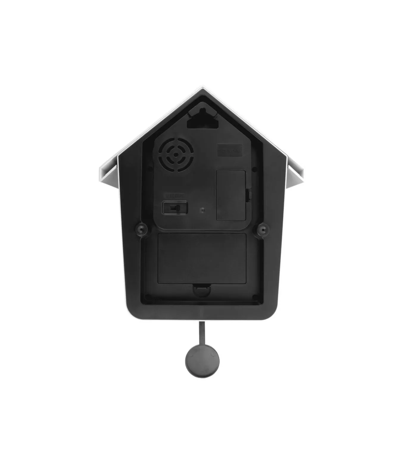 Wandklok Cuckoo Light - Okergeel - 23x10.5x26.4cm