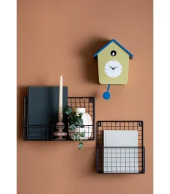Wandklok Cuckoo Light - Theegroen - 23x10.5x26.4cm