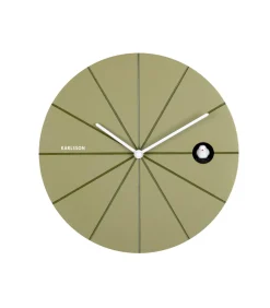 Wandklok Destacado Cuckoo - Groen - 28x28x28cm