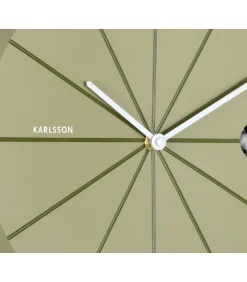 Wandklok Destacado Cuckoo - Groen - 28x28x28cm