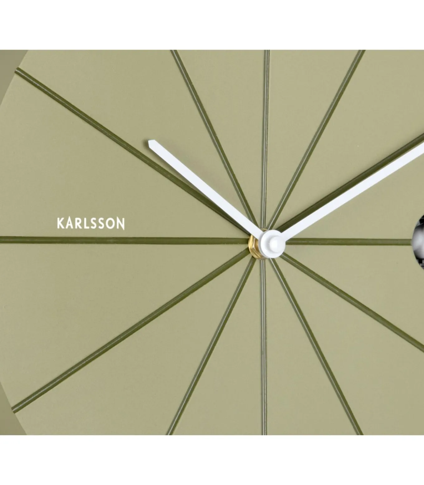 Wandklok Destacado Cuckoo - Groen - 28x28x28cm