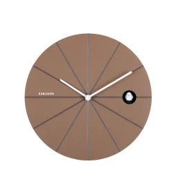 Wandklok Destacado Cuckoo - Bruin - 28x28x28cm
