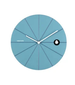 Wandklok Destacado Cuckoo - Blauw - 28x28x28cm