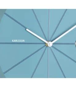 Wandklok Destacado Cuckoo - Blauw - 28x28x28cm