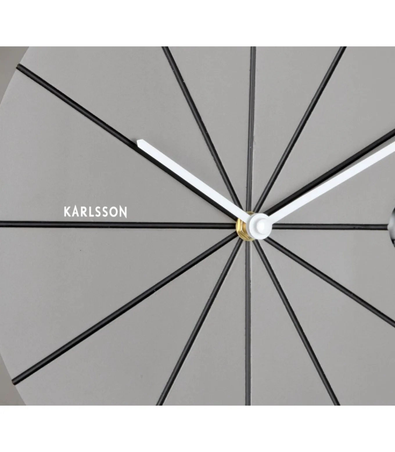 Wandklok Destacado Cuckoo - Grijs - 28x28x28cm