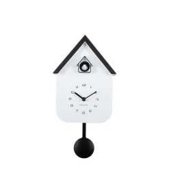 Wandklok Dupla Color Cuckoo - Wit - 21.5x21.5x41.5cm