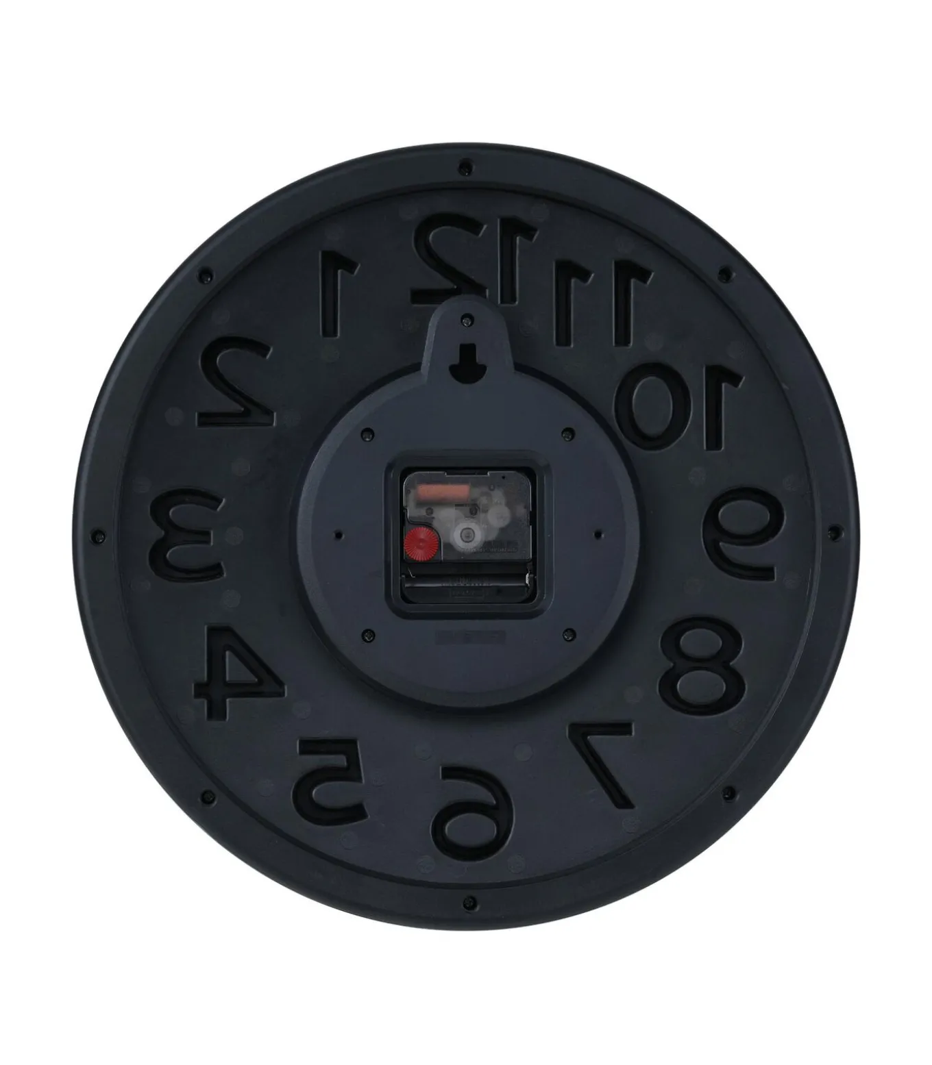 Wandklok Elevated Classic Numbers - Mat zwart - 5x33.5x33.5cm