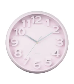 Wandklok Elevated Classic Numbers - Zachtroze - 5x33.5x33.5cm