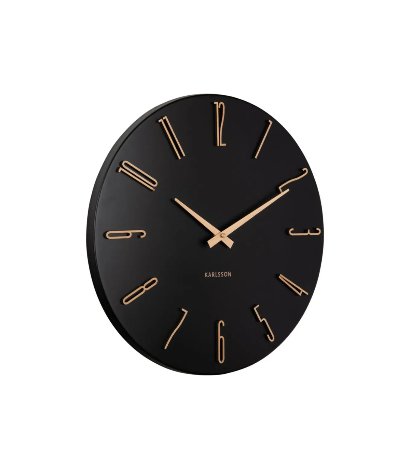 Wandklok Esmerado - Zwart - 40x40x40cm