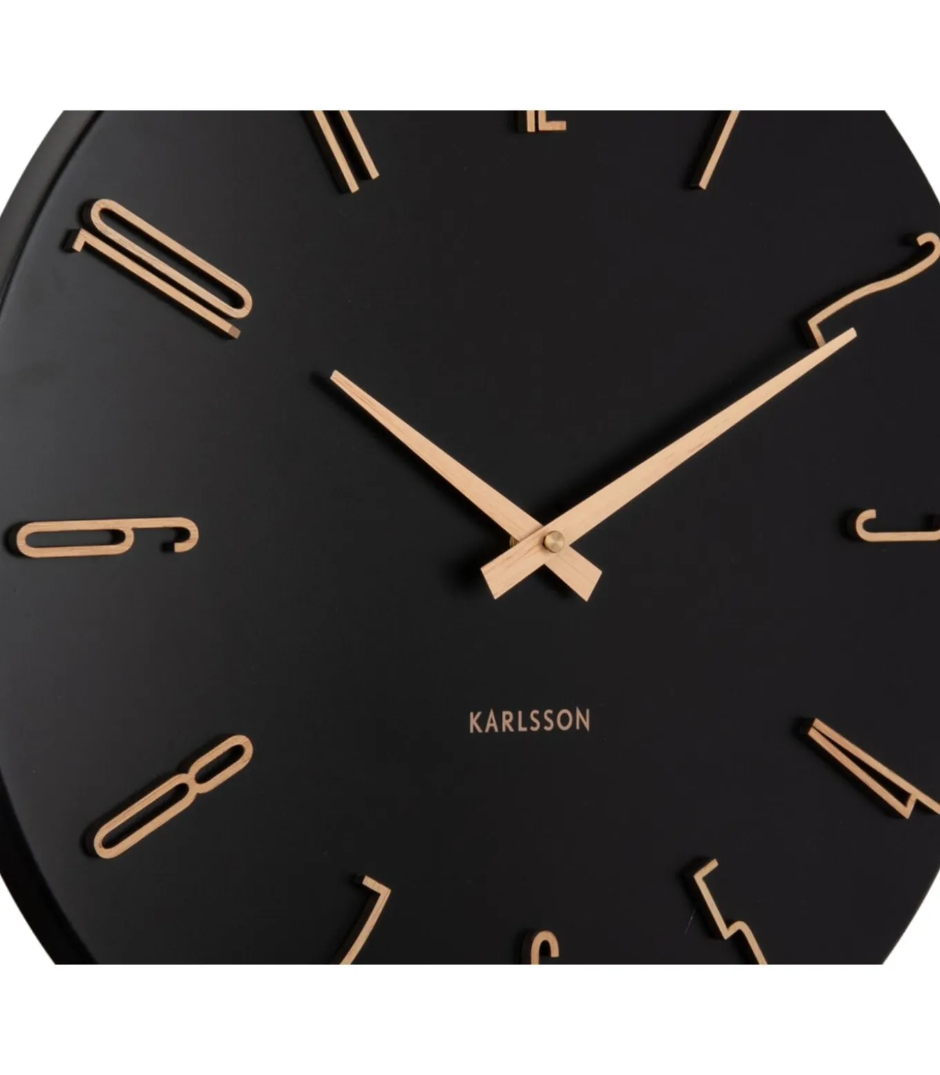 Wandklok Esmerado - Zwart - 40x40x40cm