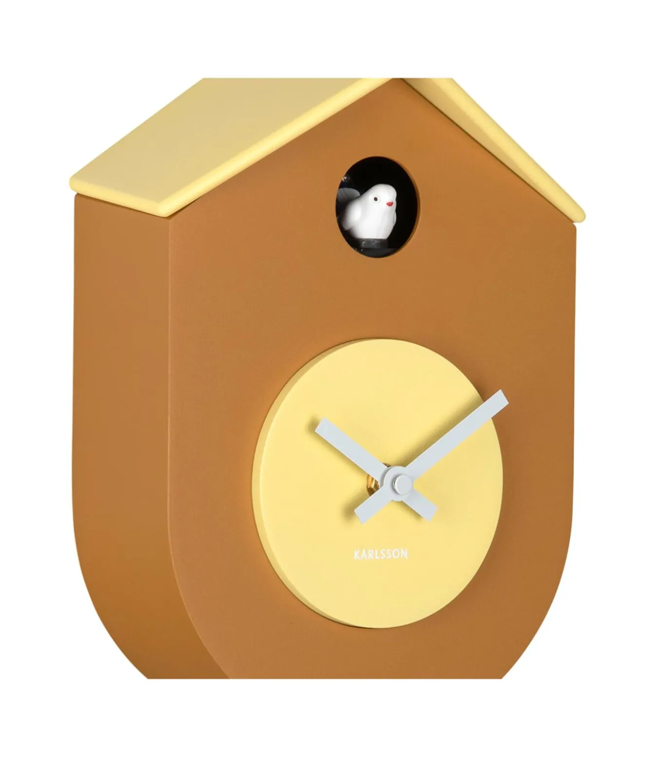 Wandklok Grato Cuckoo - Donkergeel - 9.2x17.5x33.2cm