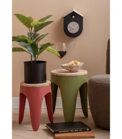 Wandklok Grato Cuckoo - Warmgrijs - 9.2x17.5x33.2cm