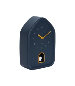 Wandklok Modern Doggy - Blauw - 29.1x20x29.1cm