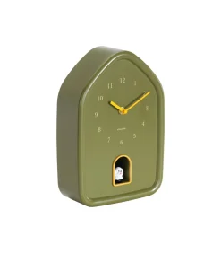 Wandklok Modern Doggy - Groen - 29.1x20x29.1cm