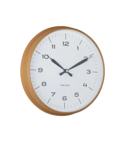 Wandklok Modern Factory - Okergeel - Ø30cm