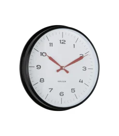 Wandklok Modern Factory - Mat zwart - Ø30cm