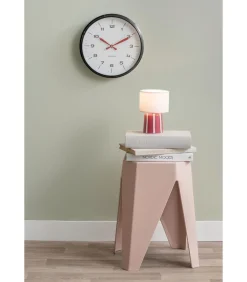 Wandklok Modern Factory - Mat zwart - Ø30cm