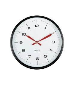 Wandklok Modern Factory - Mat zwart - Ø30cm