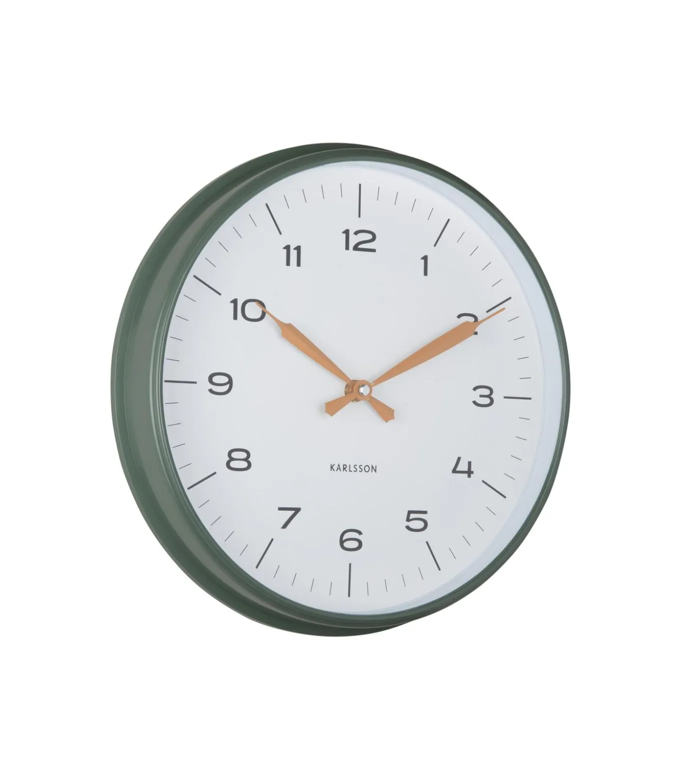 Wandklok Modern Factory - Jungle groen - Ø30cm