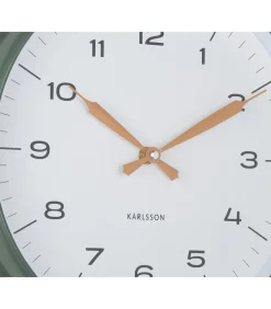 Wandklok Modern Factory - Jungle groen - Ø30cm