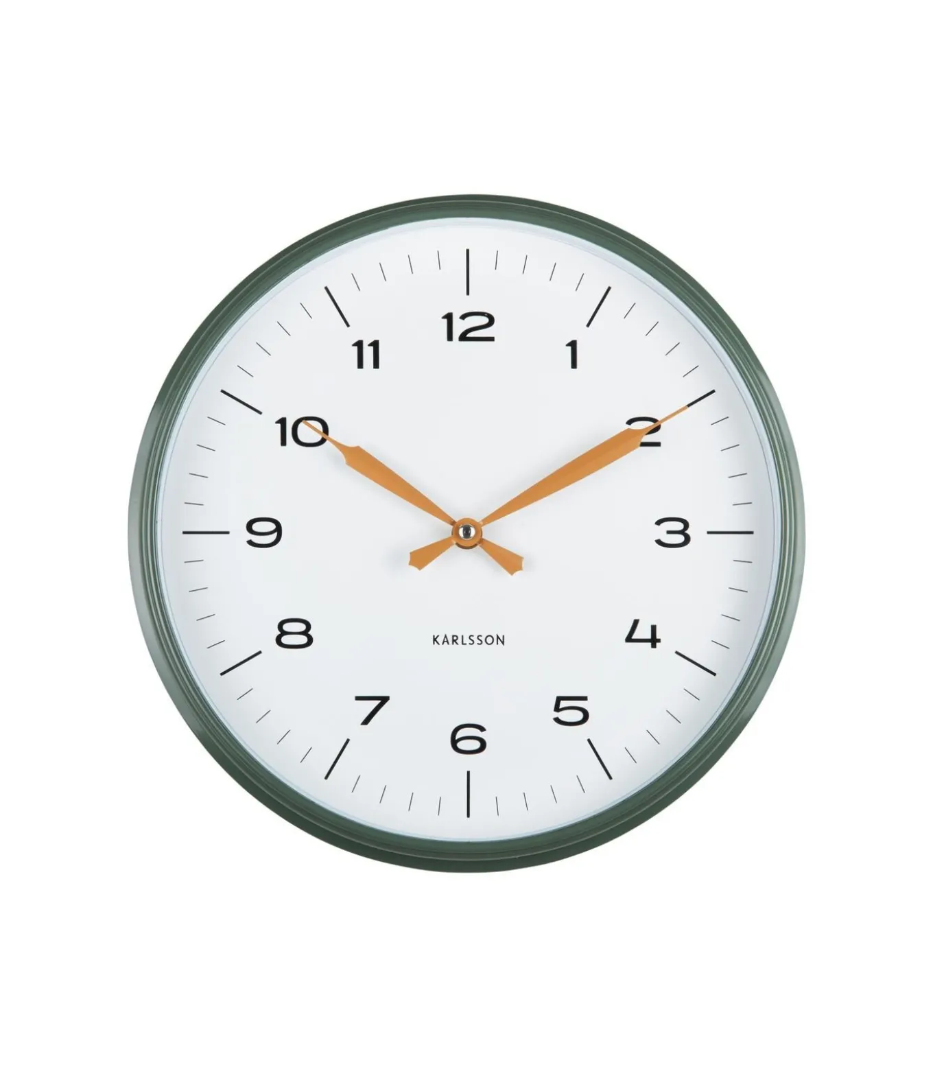 Wandklok Modern Factory - Jungle groen - Ø30cm