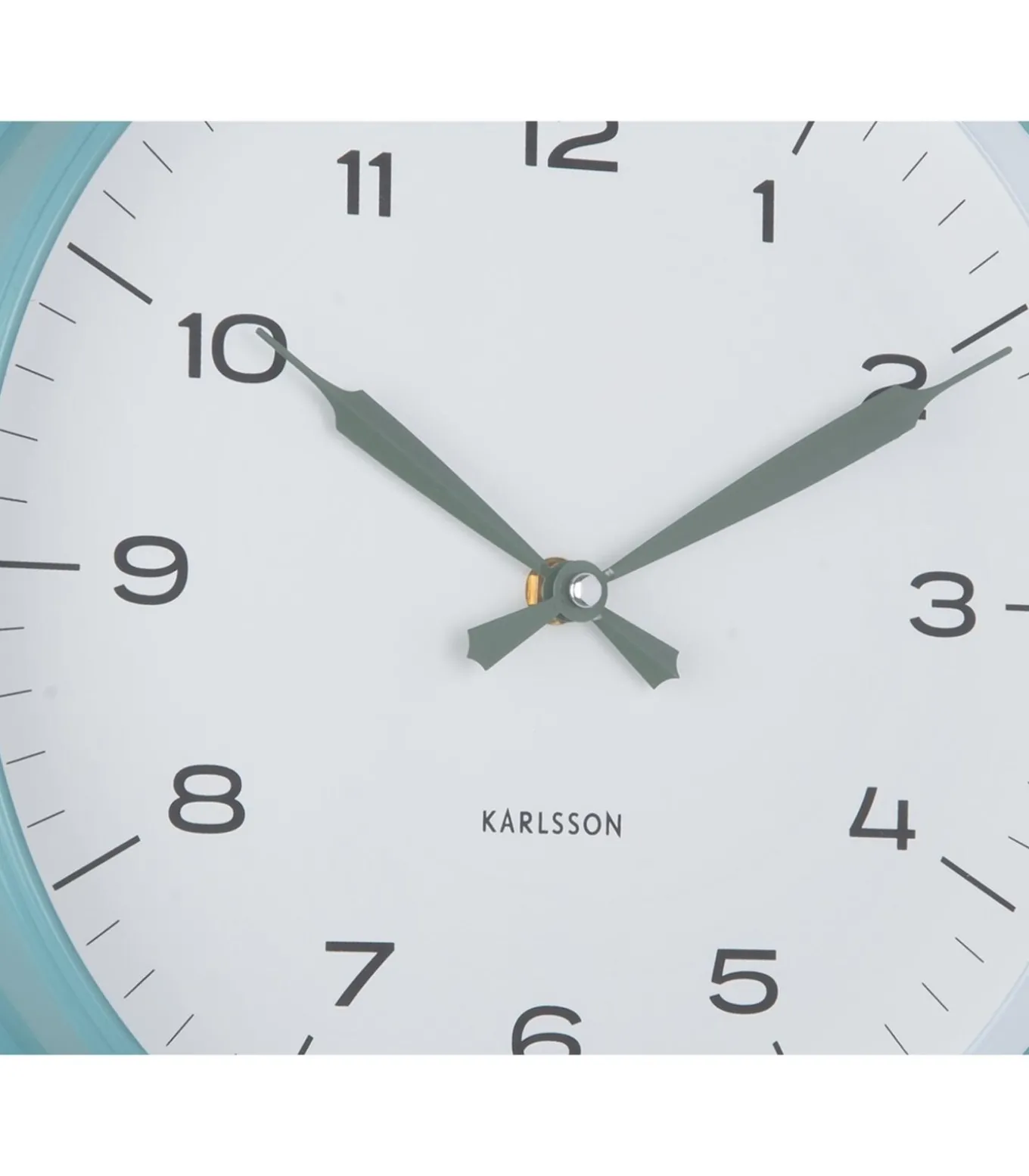 Wandklok Modern Factory - Jungle groen - Ø30cm