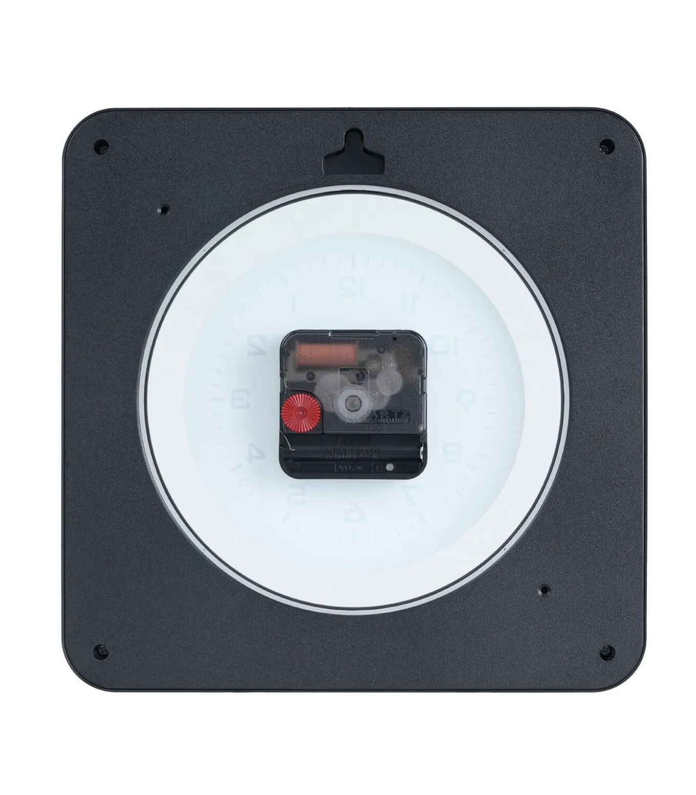 Wandklok New Vintage - Mat zwart - 4.4x22x22cm