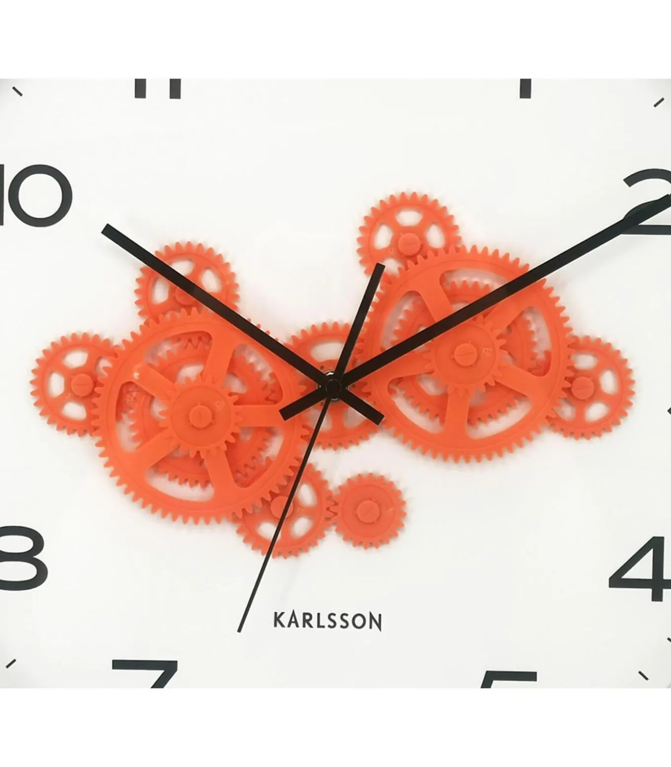 Wandklok Open Gear - Grijs - 40.8x40.8x40.8cm