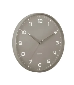 Wandklok Orgullo - Donkergrijs - Ø40cm