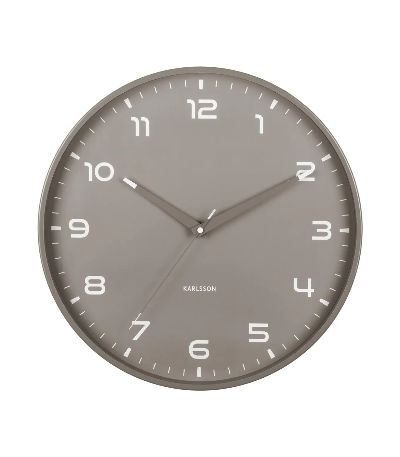 Wandklok Orgullo - Donkergrijs - Ø40cm