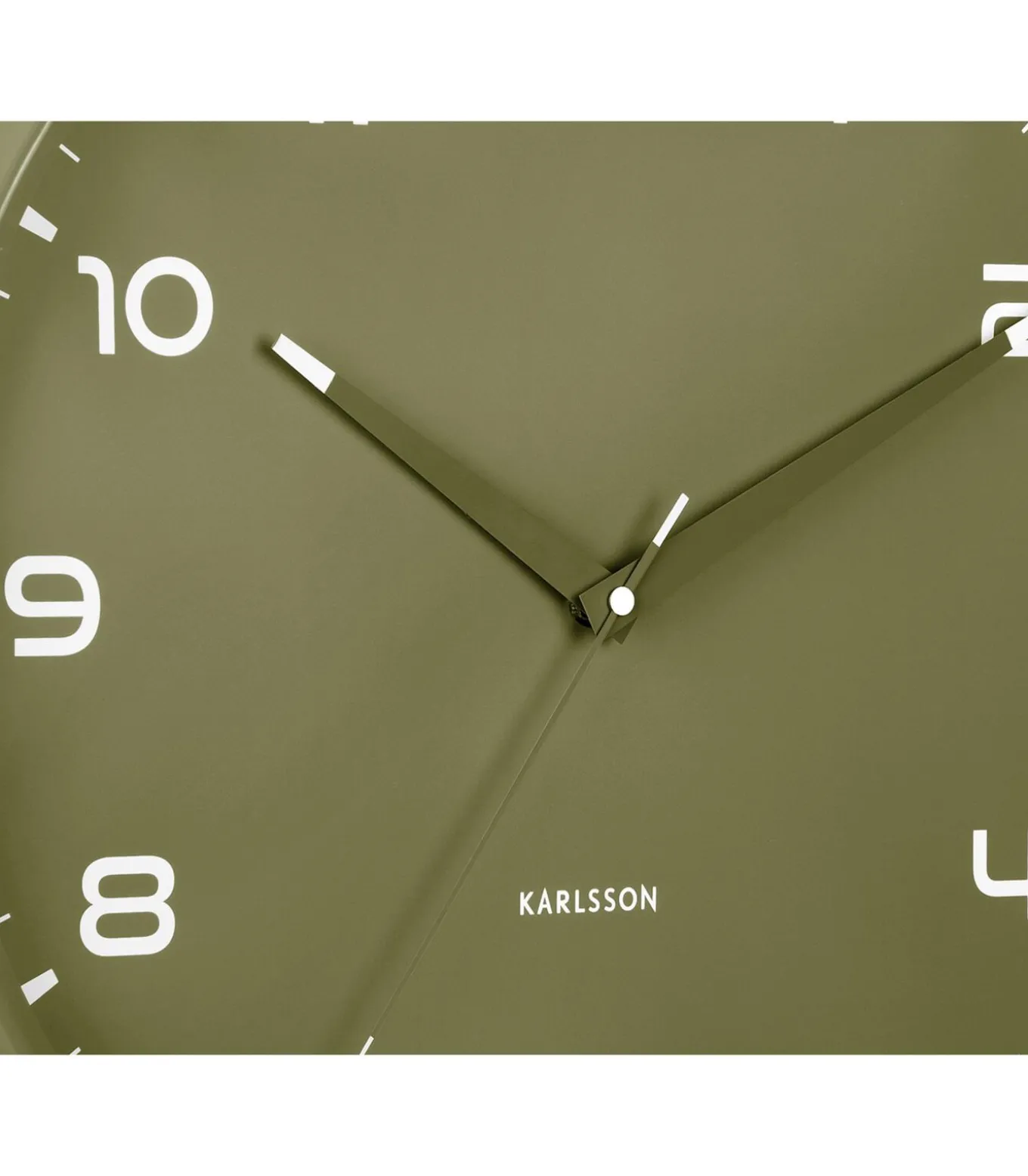 Wandklok Orgullo - Legergroen - Ø40cm