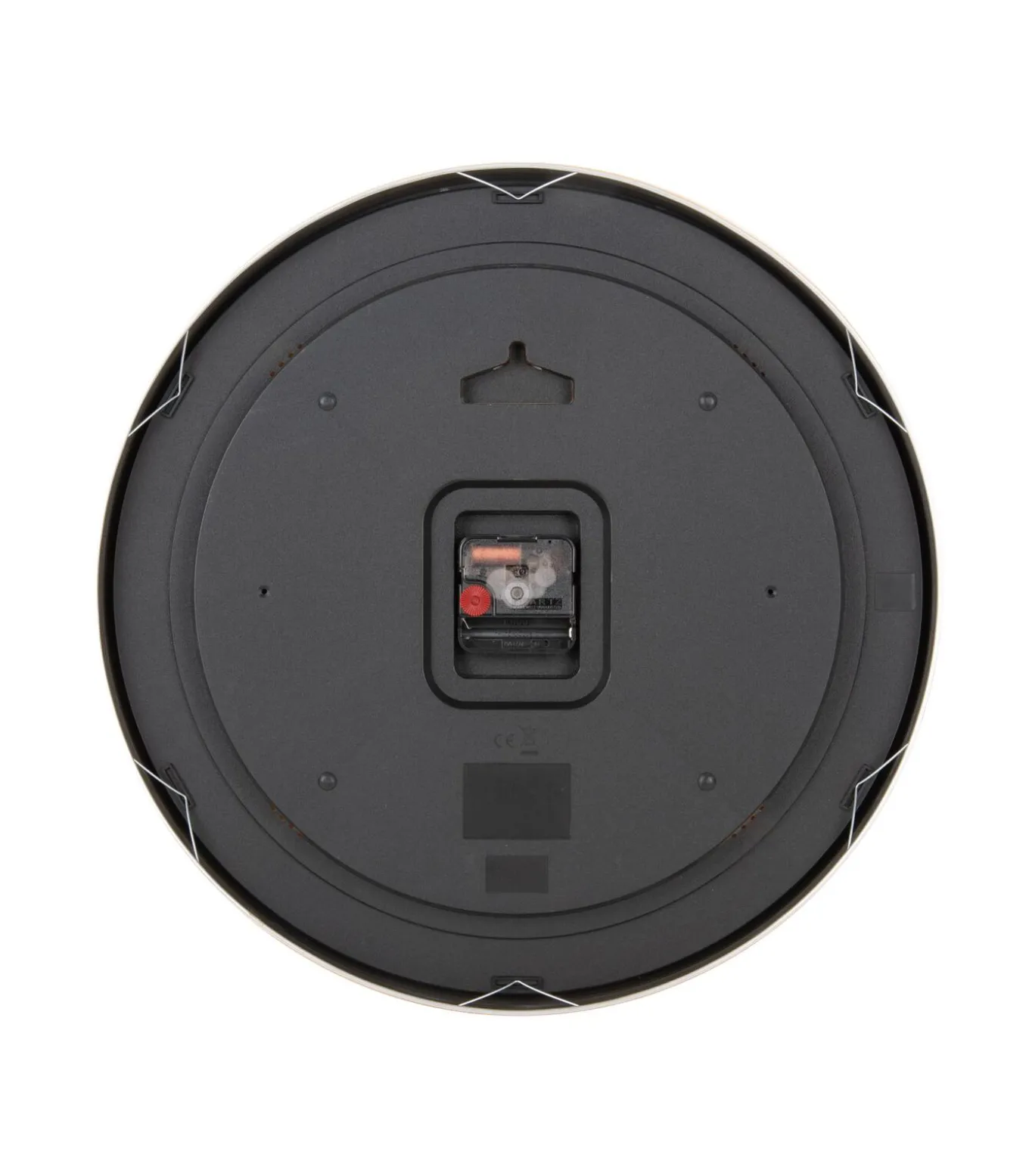 Wandklok Orgullo - Mat zwart - Ø40cm