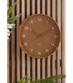 Wandklok Orgullo - Okergeel - Ø40cm