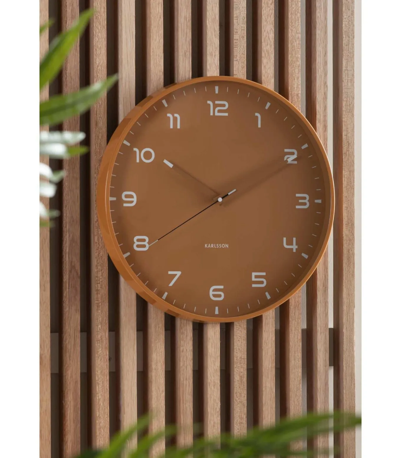 Wandklok Orgullo - Okergeel - Ø40cm