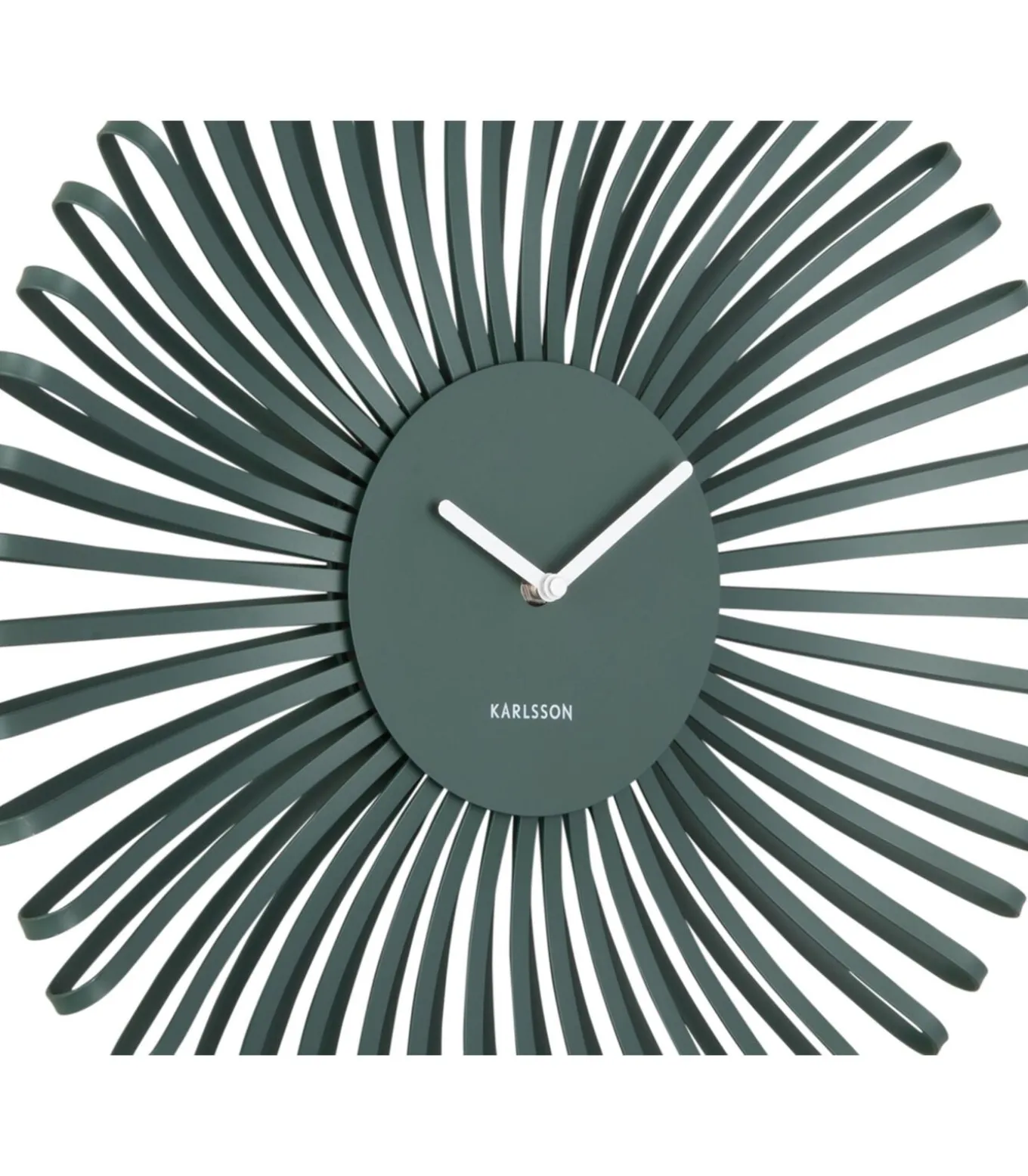 Wandklok Polo - Groen - 48x48x48cm