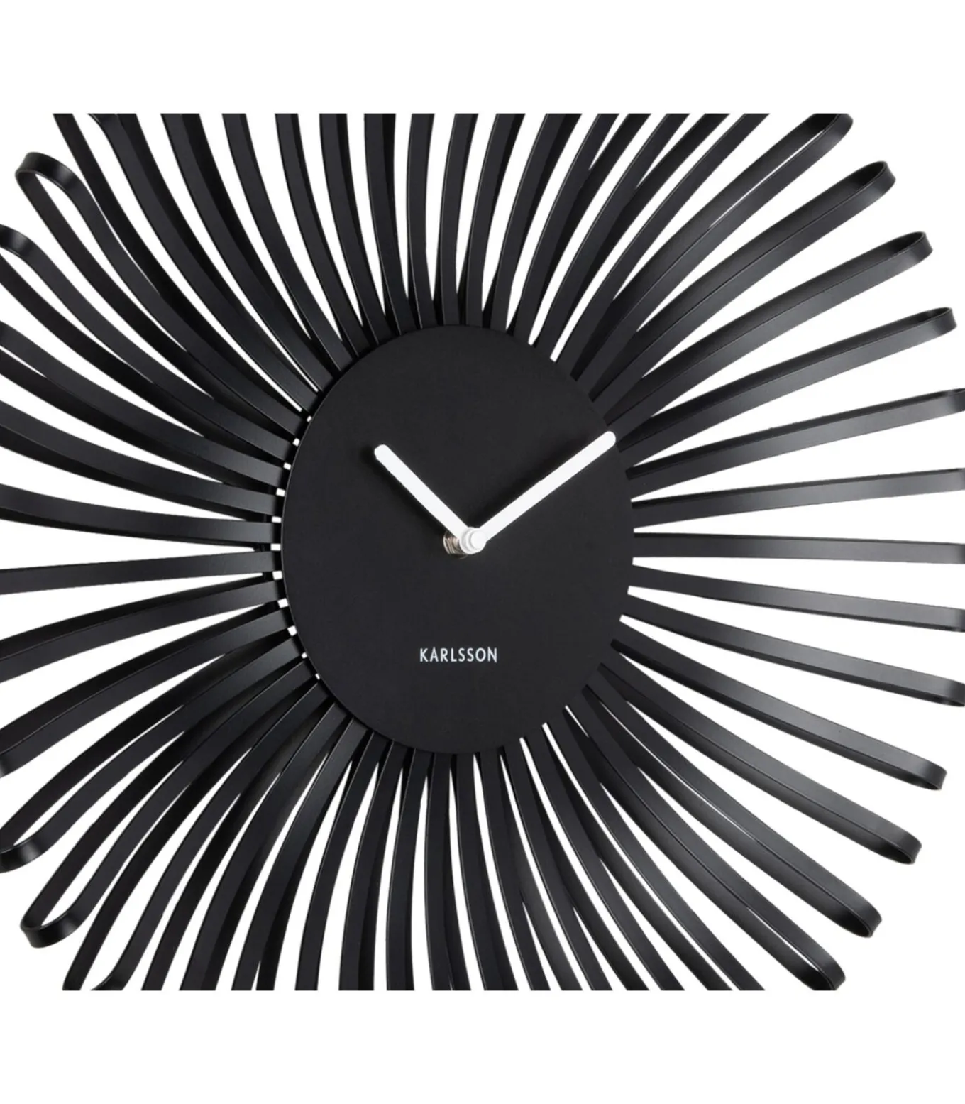 Wandklok Polo - Zwart - 48x48x48cm