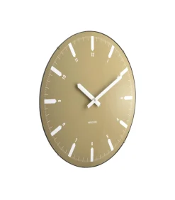 Wandklok Realista Dome - Groen - 35x35x35cm