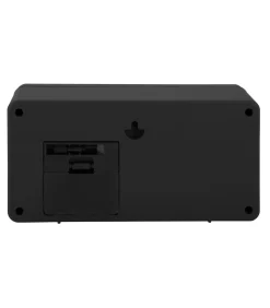 Wandklok Retro Boxed Flip - Mat zwart - 20x10x10cm