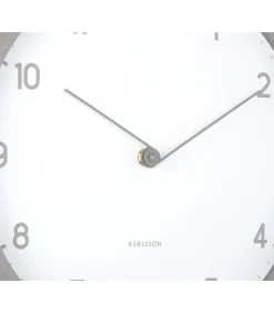 Wandklok Sencillez - Donkergrijs - Ø30cm